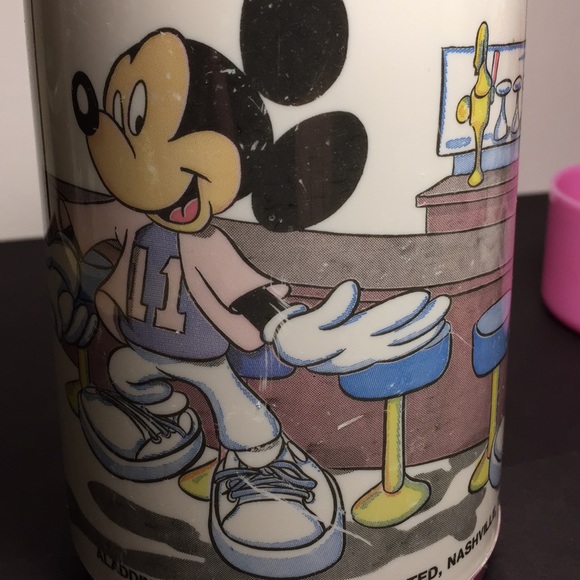 Vintage Mickey & Minnie Thermos Bottle - Picture 8 of 12
